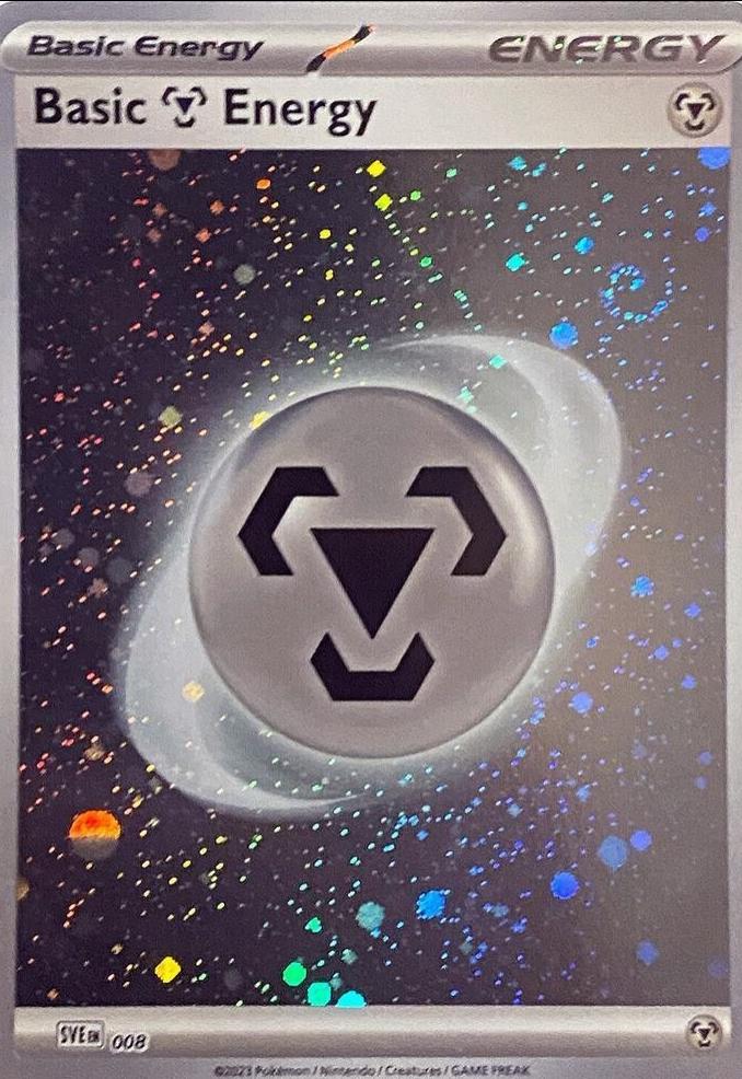 Scarlet & Violet Energy Basic Metal Energy [Cosmos-Holo] Pokémon card